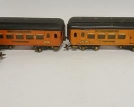 1116	IVES 3236 STANDARD GAUGE TRAIN SET, 3236 ENGINE, 184, 185, & 186 CARS
