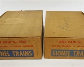1179	LIONEL O GAUGE #022 SWITCHES
