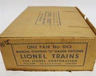 1183	LIONEL O GAUGE SWITCHES #042, ONE PAIR
