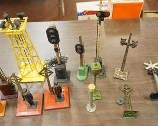1203	GROUP OF 15 MODEL RAILROAD LAYOUT ACCESSORIES

