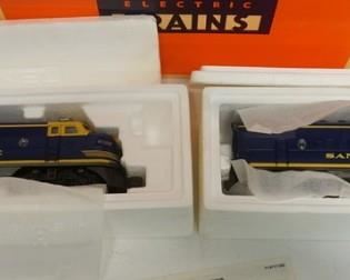 1215	LIONEL O GAUGE SANTA FE F3 AA UNITS 6-18117
