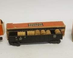 1278	LIONEL O GAUGE LOT OF 3 CARS W/#3459 AUTOMATIC ORE DUMPER
