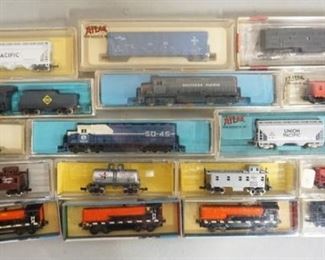 1315	LOT OF MODEL TRAINS INCLUDES ATLAS, ARNOLD RAPIDO, AND MODEL POWER
