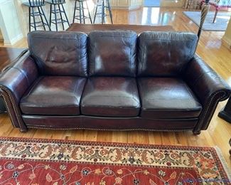 Hampton Leather Sofa by Leather Italia