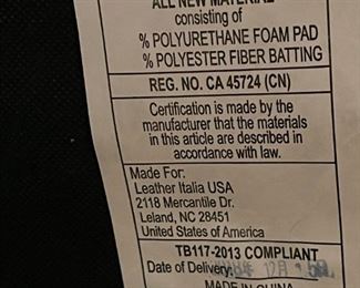 Hampton Leather Furniture by Leather Italia