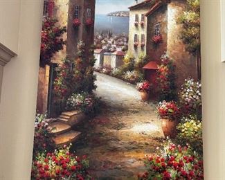 Large Oil on Canvas - Unknown Artist