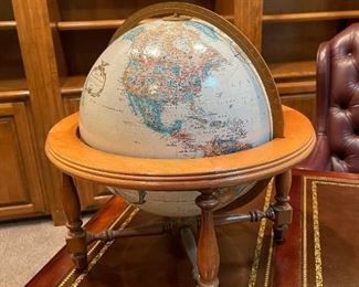 Replogle 12" Globe with Wood Table / Desk Stand