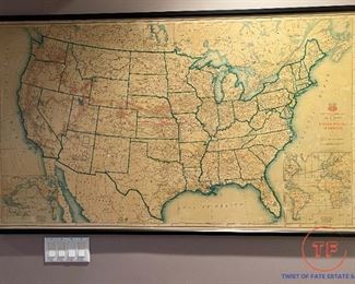 1947 UNION PACIFIC RAILROAD Map