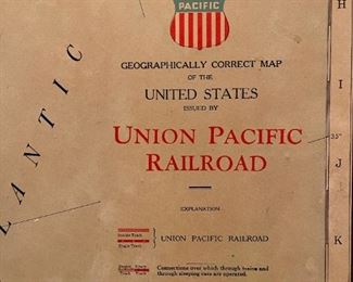 1947 UNION PACIFIC RAILROAD Map