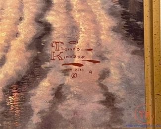 THOMAS KINKADE "A Holiday Gathering"