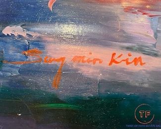 Original Oil on Canvas by SUNG MIN KIM