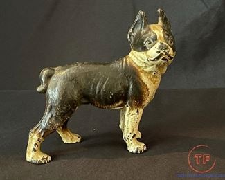 Antique Hubley Cast Iron Dog Bank