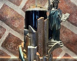 GARANTIE Original WW Team Beer Stein - 3D NEW YORK - STATUE OF LIBERTY