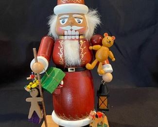 CHRISTIAN ULBRICHT Santa Nutcracker Signed EM MERCK