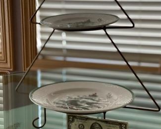 SPODE Christmas Tree Dishes