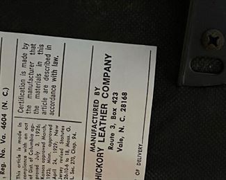 HICKORY LEATHER Executive Leather Chair