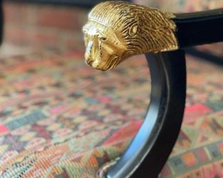 Lions Head Chair - Custom Upholstered - PAIR