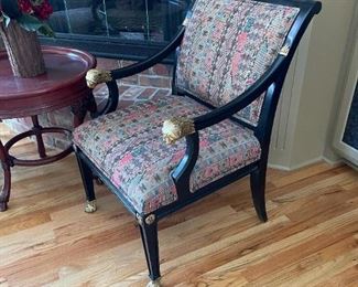 Lions Head Chair - Custom Upholstered - PAIR
