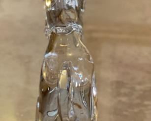 Baccarat Crystal  Rearing Stallion Horse Figurine Sculpture	8.5x2.5x4in	HxWxD
