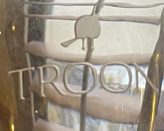 Sterling Cut Glass Troon North Golf Trophy Pitcher	12.75x3.25x4.75in	HxWxD
