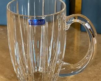 4pc Waterford Marquis Crystal Omega Beer Mugs Troon north engraved in box	5.75x3.5x5.75in	HxWxD
