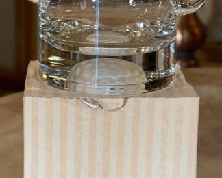 Sterling Cut Glass Baltusrol Golf Club Ice Bucket in box	5.75x5.25x7in	HxWxD
