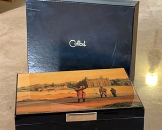 Colibri Golf Cigar Humidor in BOX	2.5x9x675in	HxWxD

