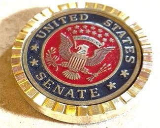 Set of 16 United States Senate Metal Coasters In original boxes	3in Diameter Box: 7.5x7.5in	
