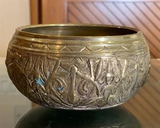 Brass Monkey Bowl	3.25in h x 4.5in Diameter at opening	
