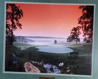 Caves Valley Golf Course Framed Photo Frame: 22 x 26in Image: 15.5 x 19in HxWxD