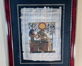 Egyptian Art #2	Frame:  29 x 24 in Image: 18 x 13 in	HxWxD

