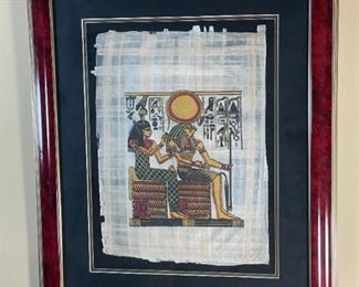 Egyptian Art #2	Frame:  29 x 24 in Image: 18 x 13 in	HxWxD
