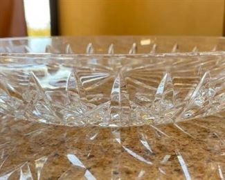 Waterford Crystal Glass bowl	2inH x 9.5in diameter	