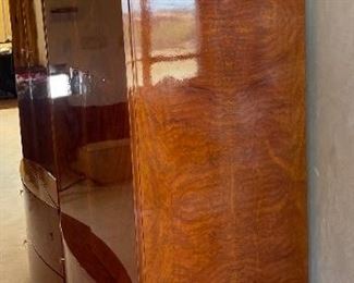 #2 Giorgio Collection ARTE Italian Contemporary Wardrobe Cabinet Armoire Gloss Burl Wood	79.75 x 38 x 24.5	HxWxD
