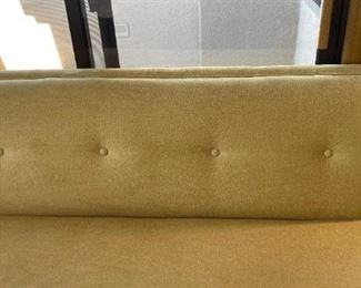 Contemporary Holden Tufted Fabric Settee Sofa 32 x 52 x 34 HxWxD
