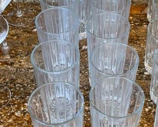 10pc Waterford Marquis Omega Tall Drinking Glasses	6 x 3.25 diameter	

