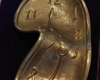 *Rare* Salvador Dali Time in the Fourth Dimension Bronze Sculpture  Limited Release 1981	17in H x 7in W	
