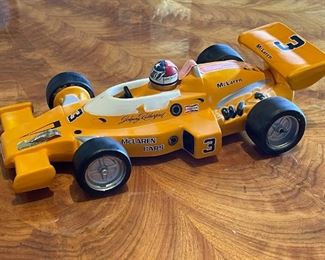 1974 Mclaren Race Car Decanter Johnny Rutherford 7in W x 15in Long