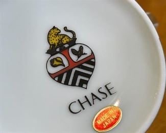 6pc Lynn Chase Amazonian Jaguar 24k Gold Tea cup & Saucer set Saucer: 5 in diameter tea cup 2.5 x 2.5in diameter