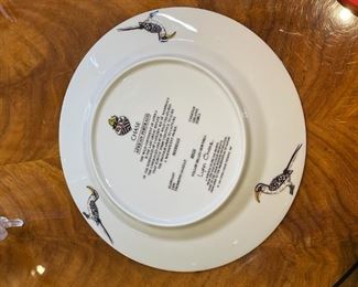 Vintage Set of 6 Lynn Chase African Portraits 9" Plates 9 in diameter