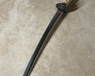 Japanese katana samurai sword 1 of 2 Total sword length 25.75 inches blade length 18 inches