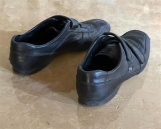 Prada black Velcro tie shoe sneaker Size