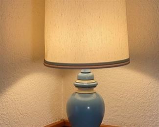 Vintage Ceramic Lamp Single	40in H x 17in Diameter	
