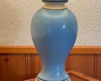 Vintage Ceramic Lamp Single	40in H x 17in Diameter	
