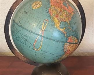 8in Vintage Replogle Standard Globe	11x7x9in	HxWxD
