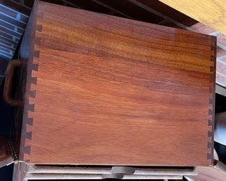 Custom Made Wood Desk Top Paper File	16 x 16 x 11in	HxWxD
