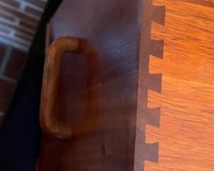 Custom Made Wood Desk Top Paper File	16 x 16 x 11in	HxWxD
