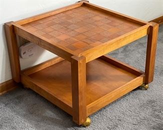 Custom Made Wood Rolling Gaming Table	16.5 x 2 3.5 x 23.5in	HxWxD
