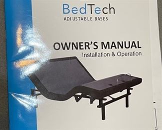 BedTech Easyrest BT2000 Adjustable Queen Bed Base	12 x 58 x 80in	HxWxD
