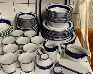 50pc Noritake Primastone Fjord Stoneware Dinerware Set	50 piece	

